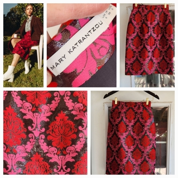 MARY KATRANTZOU PINCEL SKIRT - Picture 2 of 6